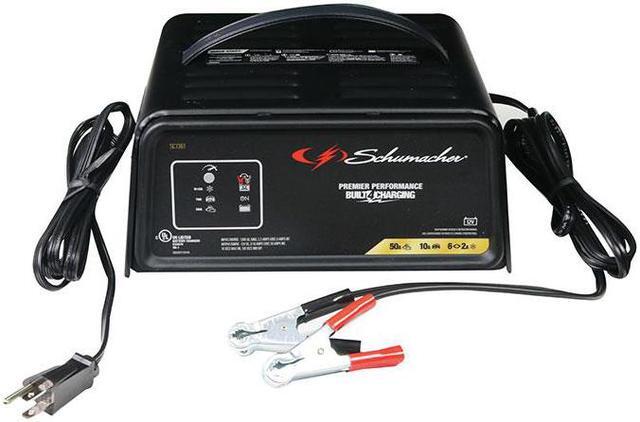 Alt view image 2 of 4 - Schumacher Electric Battery Charger,120VAC,11-1/8" W HAWA SC1361