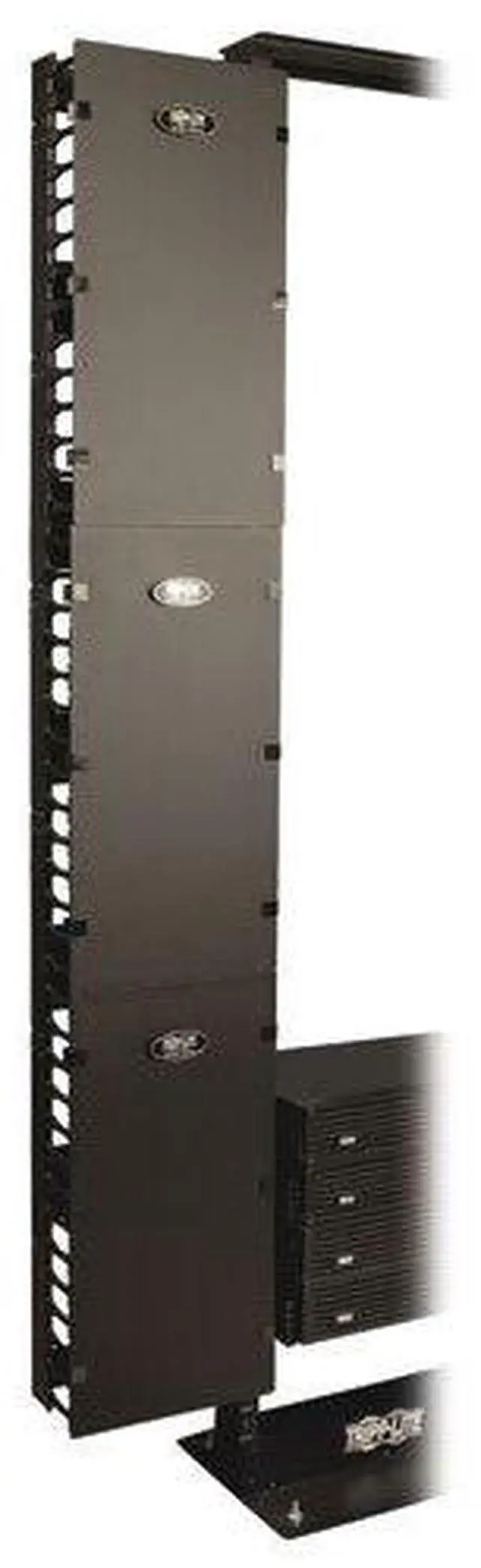 Alt view image 3 of 6 - Tripp Lite Open Frame Rack 6Ft Vertical Cable Manager 12In Wide