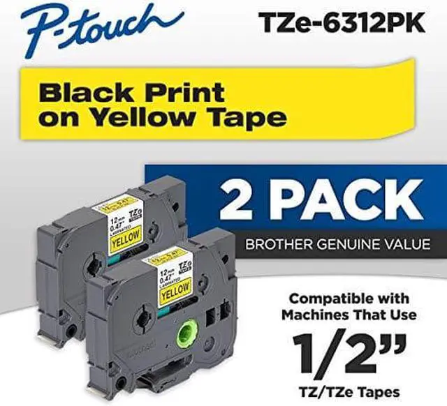 Alt view image 2 of 3 - Brother P-touch TZe TZe631 Label Tape