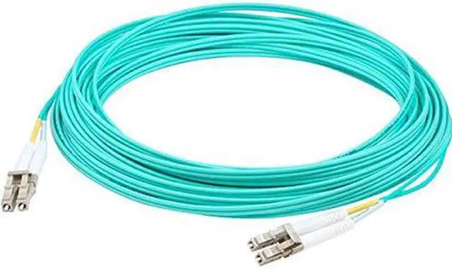 Main image of AddOn 15m LC OM4 Aqua Patch Cable