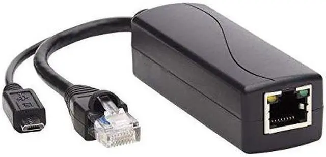 Alt view image 10 of 18 - Tripp Lite NPOE-SPL-G-5VMU PoE to USB Micro-B and RJ45 Active Splitter