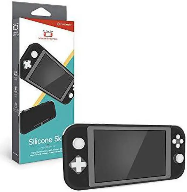 Alt view image 4 of 5 - Hyperkin Silicone Skin Console Case for Nintendo Switch Lite - Black