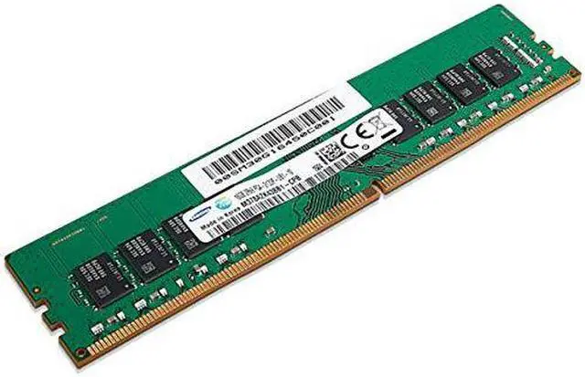 Alt view image 4 of 14 - Lenovo - 4ZC7A08696 - Lenovo 8GB TruDDR4 Memory Module - 8 GB (1 x 8 GB) - DDR4-2666/PC4-21333 TruDDR4 - CL19 - 1.20 V -