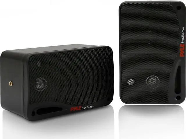Alt view image 4 of 20 - Pyle PDWR42BBT 3.5 in. 200W Bluetooth Home Speakers