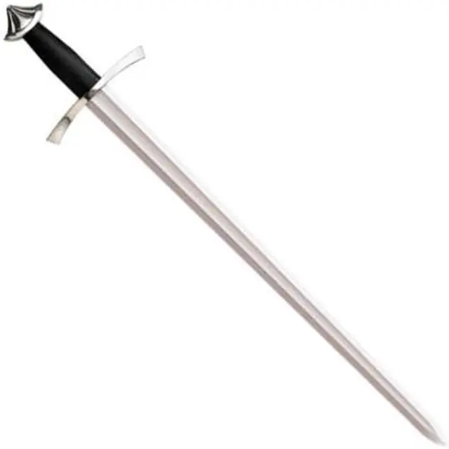Alt view image 7 of 11 - Cold Steel Norman Sword With Leather Scabbard 88NOR