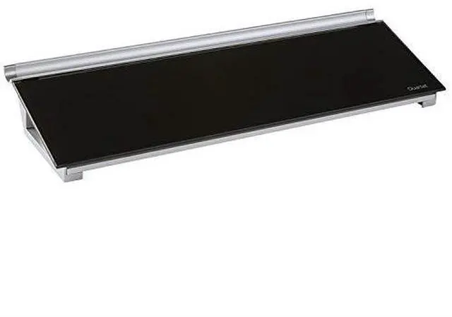 Alt view image 4 of 19 - Quartet Glass Dry-Erase Desktop Computer Pad - 6" (0.5 ft) Width x 18" (1.5 ft) Height - Black Glass Surface - Rectangle - GDP186B - OEM