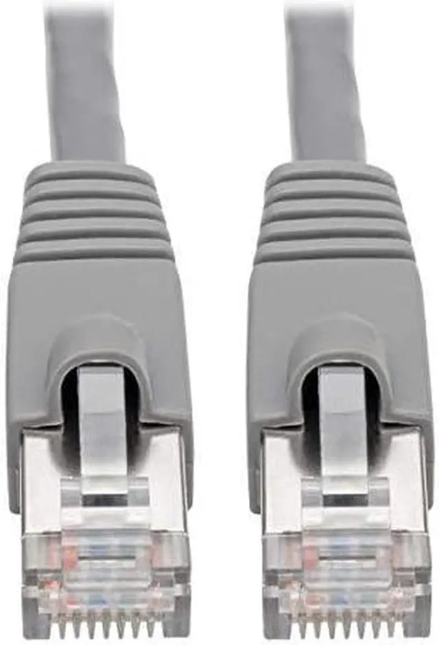 Alt view image 5 of 8 - Tripp Lite 5ft RJ-45 M/M Cat6a Snagless Shielded Patch Cable Gray N262005GY