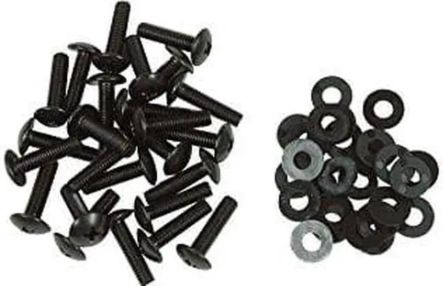 Alt view image 5 of 6 - Middle Atlantic HPS Standard Rack Screw Rackscrews, 10-32, Truss-Head, 25 pc.