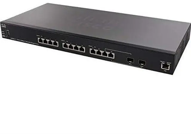 Alt view image 5 of 9 - Cisco - SX350X-12-K9-NA - Cisco SX350X-12 12-Port 10GBase-T Stackable Managed Switch - 12 Ports - Manageable - 2 Layer