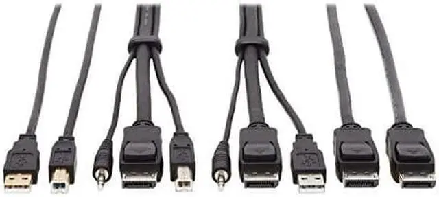 Alt view image 8 of 16 - Tripp Lite P783-010-DPU KVM Cable P783010DPU
