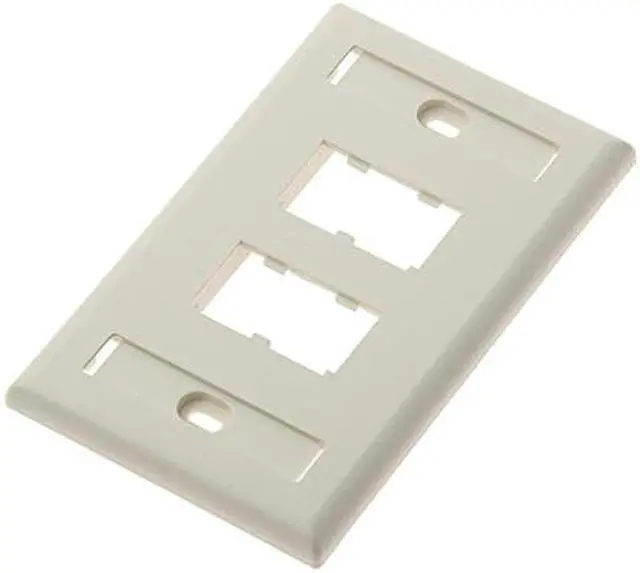 Main image of PANDUIT 4 Socket Mini-Com Classic Faceplate CFPL4IWY