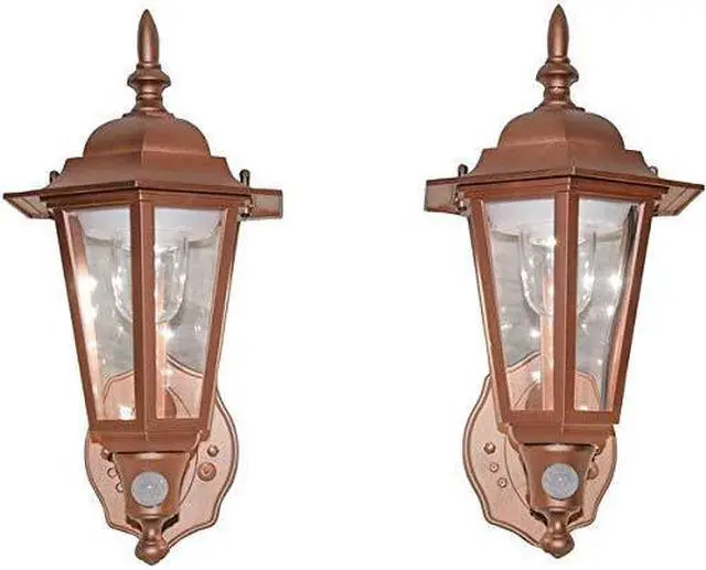 Main image of MAXSA Innovations 46719-2PACK Battery-Powered Motion-Activated Plastic LED Wall Sconce, 2-Pack (Bronze)