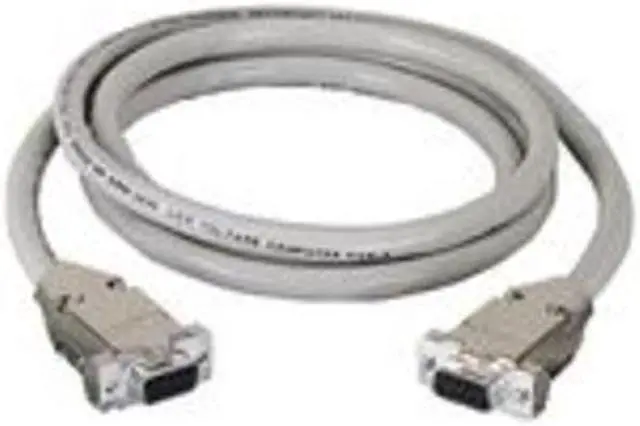 Alt view image 2 of 8 - BLACK BOX EDN12H-0020-MF RS232 SHIELD METAL HOOD DB9-M/F 20FT