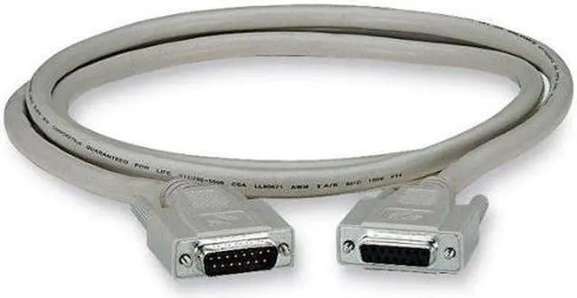 Alt view image 3 of 8 - Black Box Network Services EGM16T-0050-MF DB15 Thumbscrew Cable - Male-Female, 50 ft.