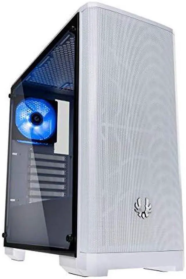 Alt view image 9 of 10 - BitFenix Nova MESH TG Case White, Mesh Front Panel, Tempered Glass Side Panel, E-ATX up to 272mm /ATX/Micro ATX/Mini ITX Form Factor BFC-NVM-300-WWGKW-RP