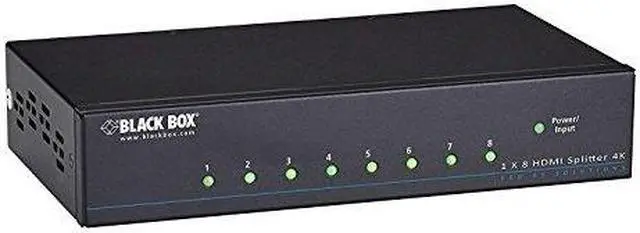 Alt view image 5 of 11 - Black Box VSP-HDMI1X8-4K 1x8 4K HDMI Splitter