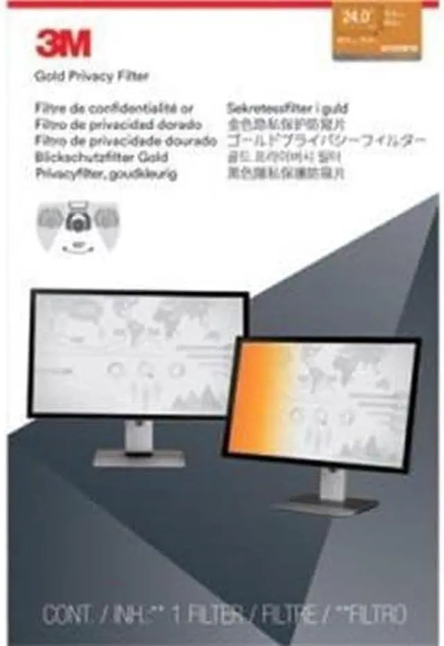 Alt view image 11 of 20 - GOLD PRIVACY FILTER FOR 24IN WS