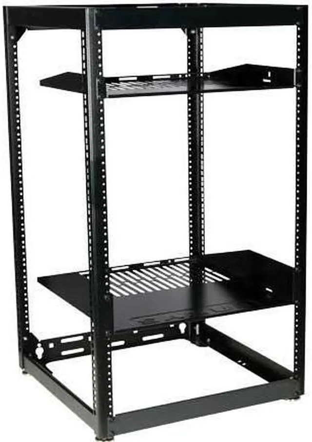Alt view image 4 of 6 - Sanus CFR1620 35" Tall AV Rack 20U Stackable Skeleton Rack