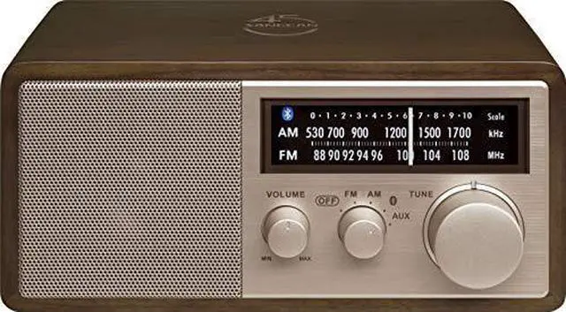 Alt view image 2 of 13 - Sangean - WR-16SE - Sangean WR-16SE WR-16 45th Anniversary Special Edition AM/FM Wooden Cabinet Radio with Bluetooth