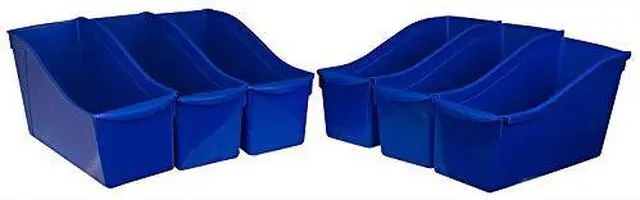 Alt view image 2 of 3 - Large Book Bin, Blue (Case of 6)