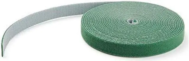 Main image of StarTech.com HKLP25GN Hook and Loop Tape - 25 ft. - Reusable Adjustable Cable Ties - Green (HKLP25GN)