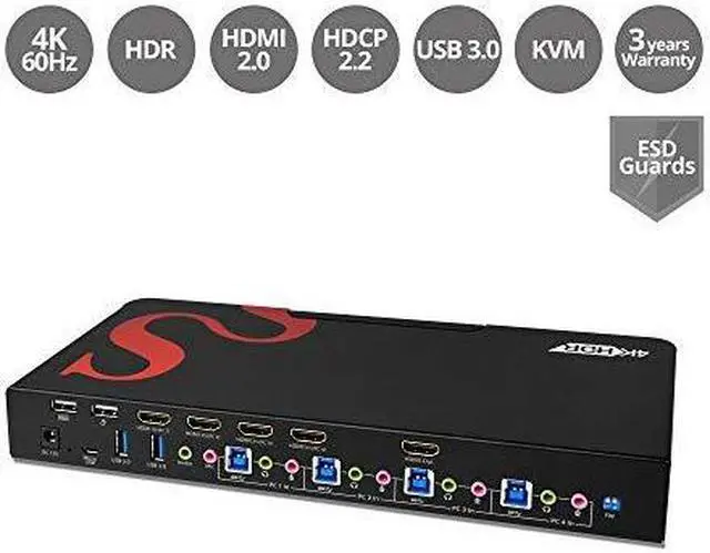 Alt view image 9 of 15 - SIIG KVM Switchbox
