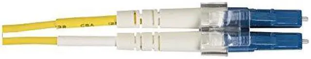 Alt view image 2 of 7 - Single-Mode 9-Micron Duplex Fiber Optic Cable LC-LC PVC 2-m 6.5-ft.