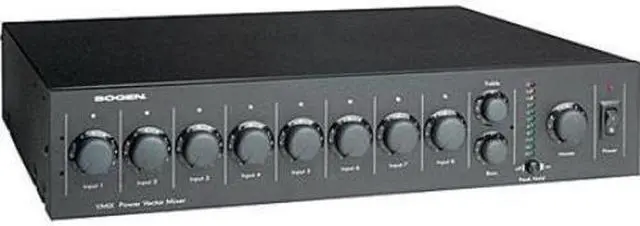 Alt view image 3 of 5 - Bogen VMIX MODULAR MIXER/PRE-AMP 8-INPUT/OUTPUT MODULE