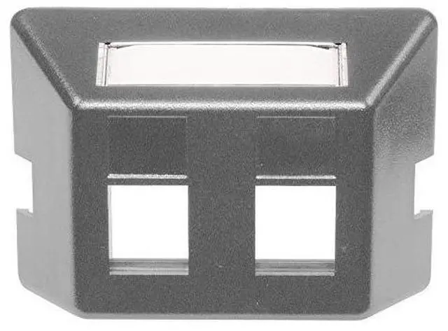 Alt view image 3 of 4 - HUBBELL FP2GY PLATE, FURNITURE,STD,2POR