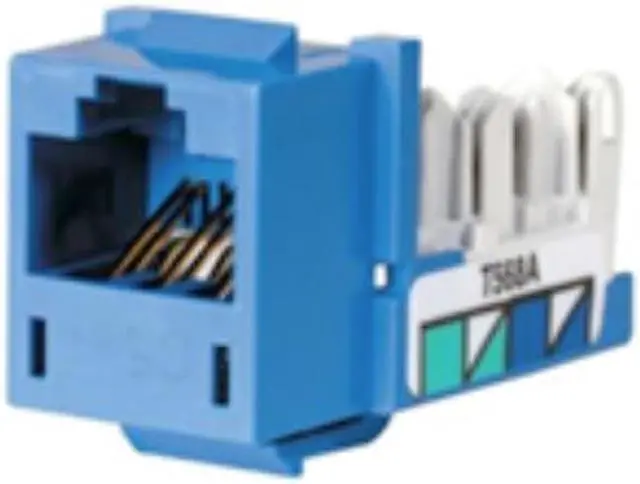 Alt view image 7 of 7 - JACK,HXJ,CAT5E,8POS,UNI A/B,WH