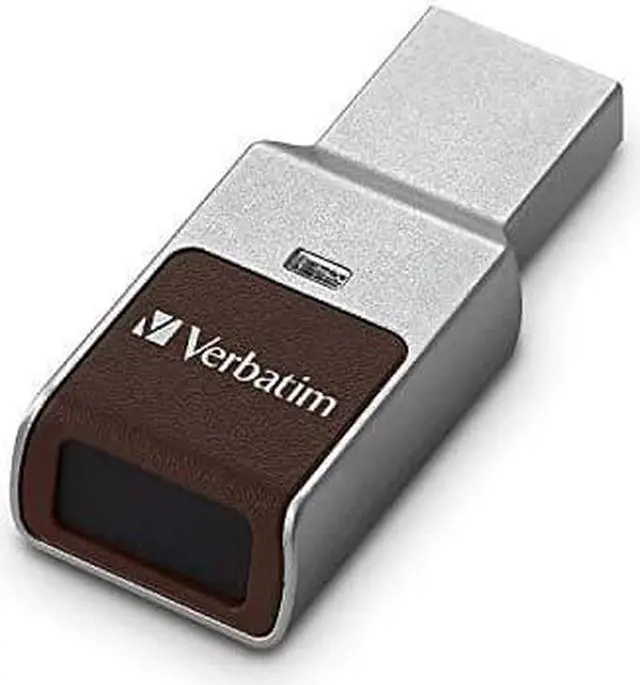 Alt view image 6 of 16 - VERBATIM CORPORATION 70369 128GB FINGERPRINT SECURE SILVER
