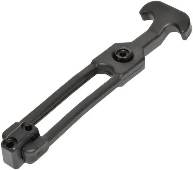 Main image of Southco T-Handle Latch w/Keeper - Pull Draw Front Mount Black Flexible Rubber