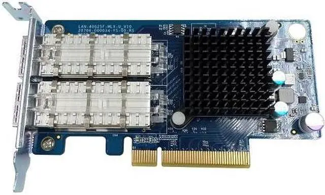 Alt view image 7 of 12 - QNAP Dual port QSFP 40 Gigabit Network Adapter