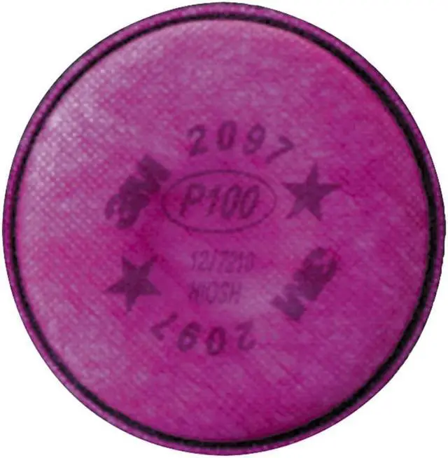 Alt view image 4 of 6 - 3M 7184 P-100 Filter for Half Mask Respirator - 2-Pack