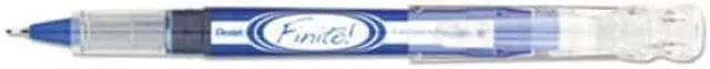 Alt view image 2 of 11 - Pentel FINITO! Porous Point Pen, Extra Fine Point Tip, Blue Ink, Box of 12 (SD98-C)
