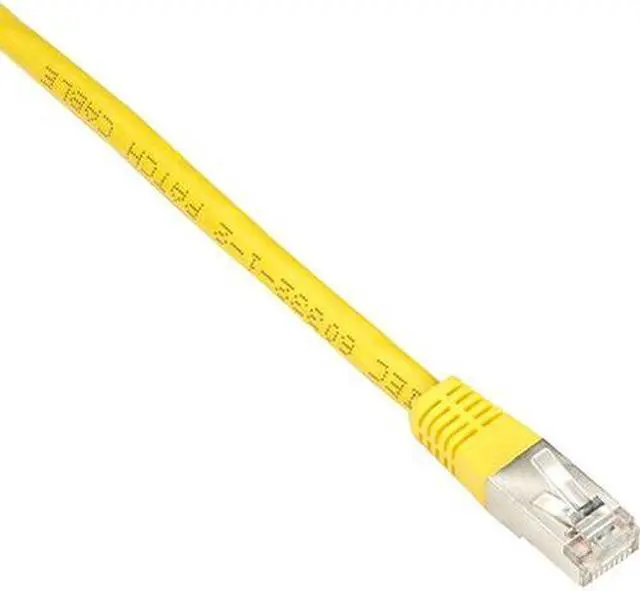 Main image of CAT6 SHLD PATCH CABLE 2 feet 26 AWG STRND CMR YELLOW