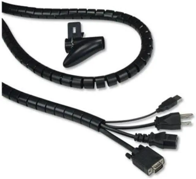 Main image of Innovera IVR39665 Floor Sleeve Cable Management, 2.5" x 0.5" Channel, 72" Long, Black