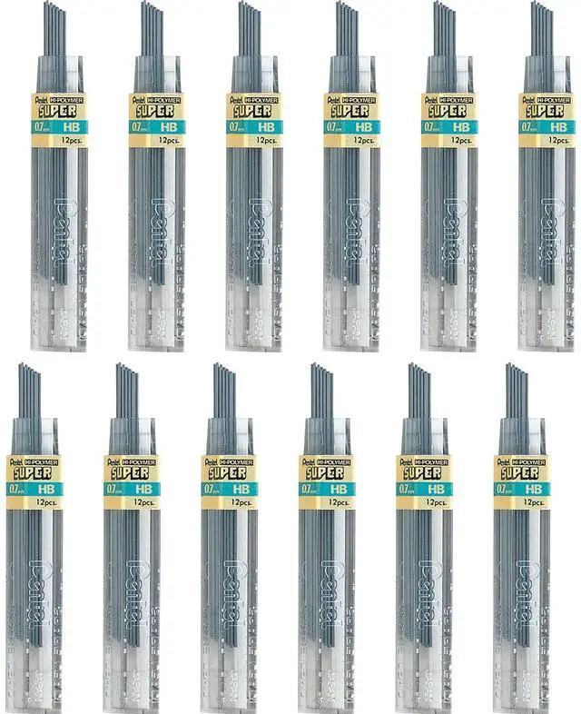 Alt view image 3 of 12 - Pentel 50HBBX Super Hi-Polymer Leads