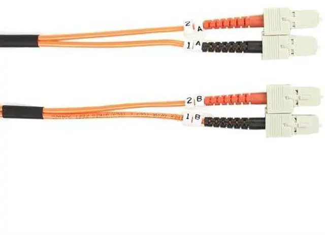 Alt view image 3 of 9 - Black Box 62.5-Micron Multimode Value Line Patch Cable, SC-SC, 2-m (6.5-ft.)