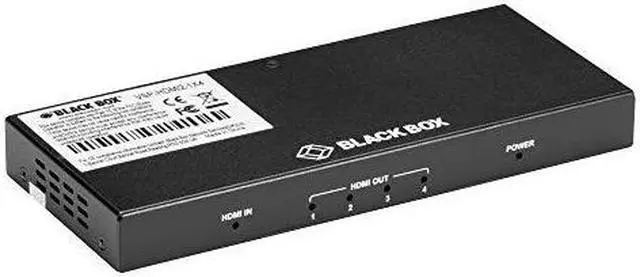 Alt view image 8 of 12 - Black Box HDMI 2.0 4K60 Splitter - 1x4