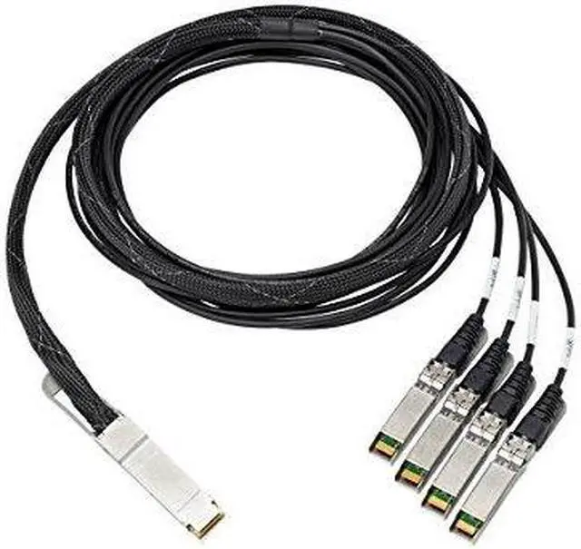 Alt view image 5 of 12 - HPE 100Gb QSFP28 to 4x25Gb SFP28 3m Direct Attach Copper Cable