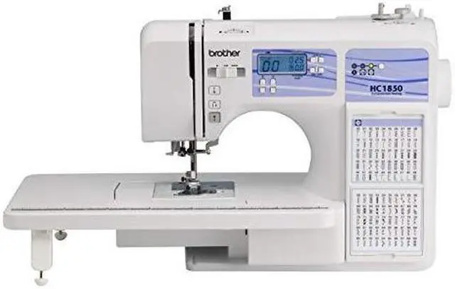 Alt view image 3 of 5 - Brother 185 Stitch Computerized Sewing Machine with wide table