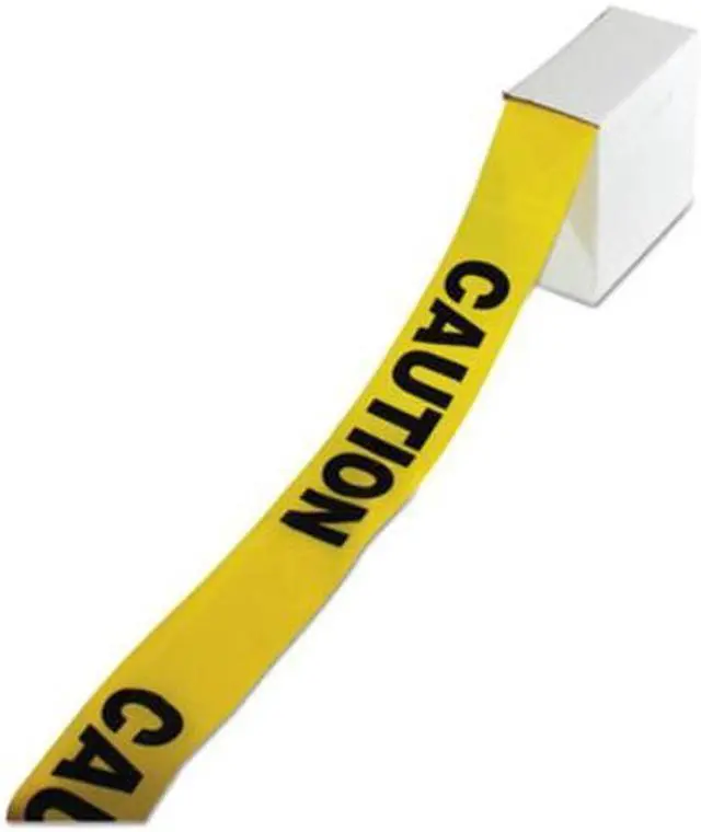 Main image of IMPACT IMP 7328 Site Safety Barrier Tape, "Caution" Text, 3" x 1000ft, Yellow/Black