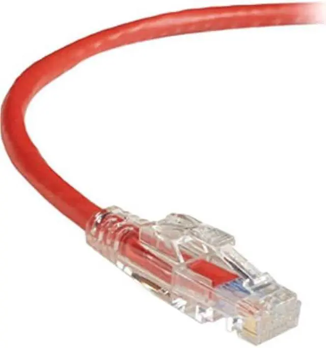 Alt view image 4 of 9 - Black Box GigaTrue 3 CAT6 550-MHz Lockable Patch Cable (UTP), Red, 5-ft. (1.5-m)