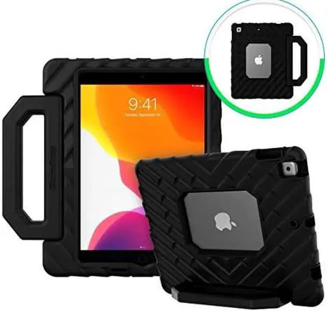 Alt view image 8 of 15 - Gumdrop FoamTech Carrying Case for 10.2" Apple iPad 7th Generation Black 02A002