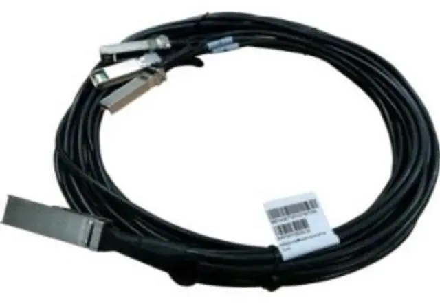 Alt view image 3 of 5 - HPE X240 QSFP28 4xSFP28 3m Direct Attach Copper Cable