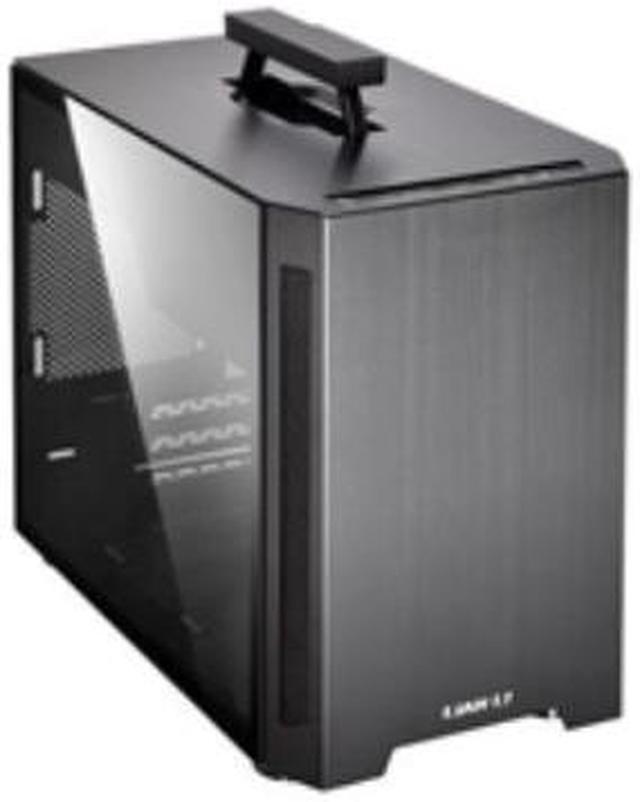 Alt view image 13 of 12 - LIAN LI TU150 Aluminum Tempered Glass ITX Case - Black Color - TU150WX