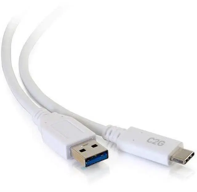 Alt view image 4 of 8 - C2G 28835 C2G 3FT USB 3.0 USB TYPE C TO USB A USB CABLE WHITE M/M