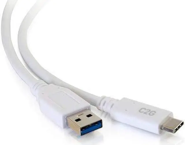 Alt view image 4 of 6 - C2G 28837 C2G 10FT USB 3.0 USB TYPE C TO USB A USB CABLE WHITE M/M