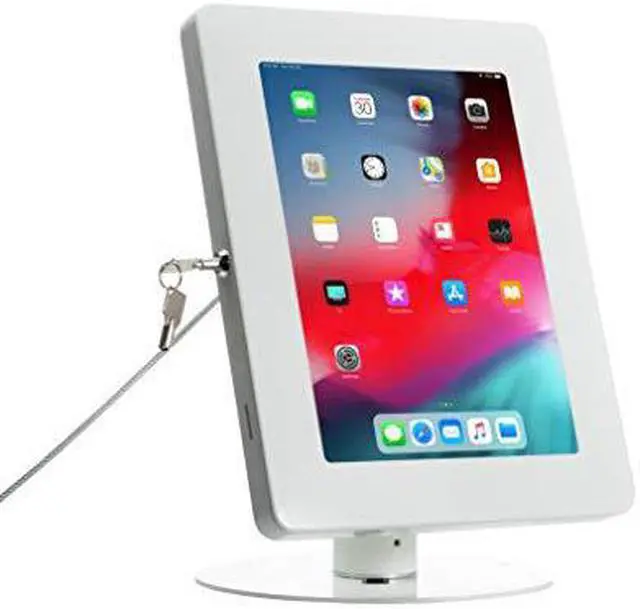 Alt view image 2 of 17 - CTA Digital Hyperflex Security Kiosk Stand for Tablets WHITE PADHSKSW